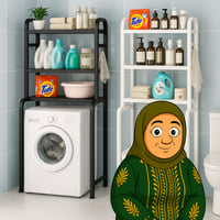 ستاند منظم للحمام قابل للطي