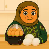 جهاز سلق البيض من orbit قوة 350 واط 7 بيضات