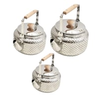 طقم 3 أباريق شاي ستانلس ستيل من Ipasa رقم 0218114