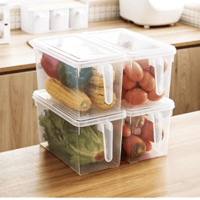 6 صناديق تخزين الطعام مع الأغطية