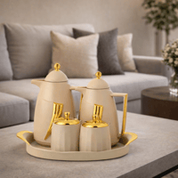 طقم ترامس شاي وقهوة 5 قطع من الأسطورة