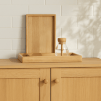 طقم 3 صواني تقديم خشبية 40×30 / 35×25 / 30×20 رقم...