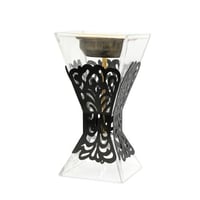 مبخرة زجاج شفاف وأسود مقاس 23سم رقم 0217365