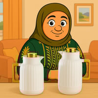 طقم ترامس شاي وقهوة أبيض من بيتروس