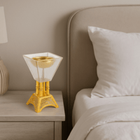 مبخرة اكريليك بقاعدة معدنية مقاس 24 سم رقم 0217677