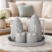 طقم ترامس شاي وقهوة 5 قطع من الأسطورة