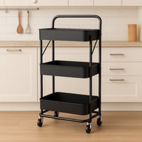 عربة تنظيم حديد 3 أدوار من اكسترا