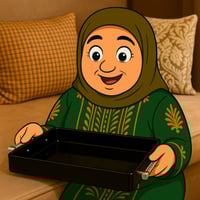 طقم 2 صواني تقديم اكريليك أسود 36×26 / 33×23 رقم 0...