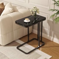 طاولة خدمة مستطيلة أسود