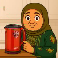 غلاية ماء من sanford قوة 1800 واط سعة 1.7 لتر