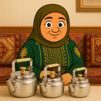 طقم 3 أباريق شاي ستانلس ستيل من Ipasa رقم 0218114