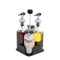 طقم 2 زجاجة سوائل 200 مل + 2 زجاجة توابل 100 مل