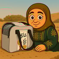 حقيبة رمادية لترامس الشاي والقهوة، ببطانة عازلة