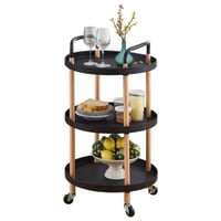 طاولة ضيافة 3 أدوار أسود