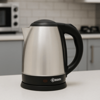 غلاية ماء ستيل من KRAWN قوة 1500 واط سعة 2 لتر