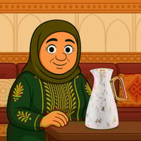 ترمس شاي أبيض مذهب من بيتروس