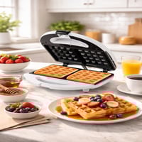 صانعة وافل منزلية صغيرة قوة 750 واط