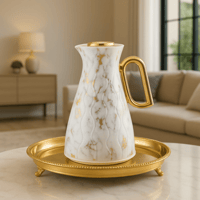 ترمس شاي أبيض مذهب من بيتروس