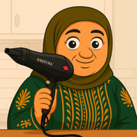 استشوار شعر من REFURA قوة 3000 واط بزر أحمر