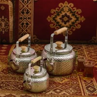 طقم 3 أباريق شاي ستانلس ستيل من Ipasa رقم 0218114