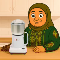 مطحنة بن وتوابل قوة 350 واط من DLC