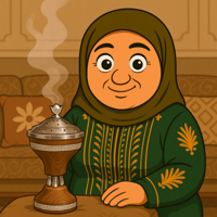 مبخرة معدن بني بفصوص كريستال مقاس 20 سم رقم 021814...