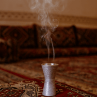 مبخرة اكريليك شفافة مقاس 19سم رقم 04710452