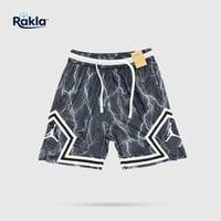 جوردن شورت برق رمادي غامق