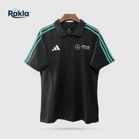 تيشيرت AMG F1 2025 أسود بولو