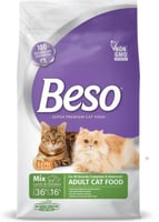 بيسو باتي- طعام جاف للقطط البالغة بالدجاج واللحم م...