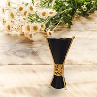 مبخرة معدن لون أسود و ذهبي حجم كبير فخمة و راقية