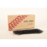 10mm كلاس - حلزون بلاستيك تغليف اسود