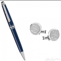 طقم مونت بلانك قلم وكبك