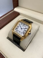 ساعة كارتير سانتوس جلد