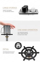 رينزر شفاط لركن القهوة لغسل الاكواب ستانلس ستيل -...