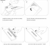 بطاقة وقوف السيارات المؤقتة للسيارة