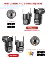 BOAVISION 4G camera 4MP كاميرا بشريحة بيانات 4G