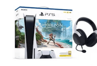 بلايستيشن 5 محرك أقراص + قسيمة Horizon Forbidden W...