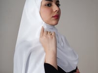 طرحة ربط (بيضاء)