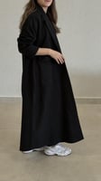 عباية هبايب اسود B102