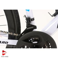 سيكل رود للطرق المستويه أبيض بأزرق