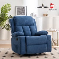 كرسي راحة مخمل ب خاصية المساج على شكل اهتزاز لون أ...