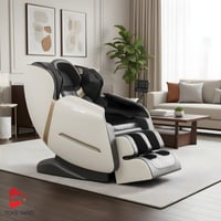 كرسي مساج كونكورد 3D للجسم بالكامل 2024 لون بيج مو...