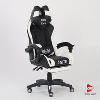 كرسي قيمنق برو4 أبيض