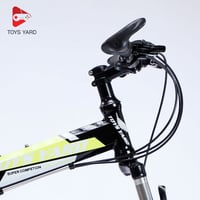 دراجة هوائية رياضية قابلة للطي أصفر بأسود