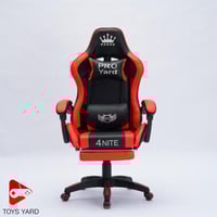 كرسي العاب قيم أحمر مع طاولة العاب زاوية لون أحمر