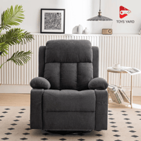 كرسي راحة مخمل ب خاصية المساج على شكل اهتزاز لون ر...