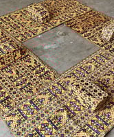 بكج فرش بر مع شنطه اصفر كموني