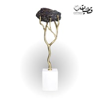 تحفة حجر تيتانيوم طبيعي