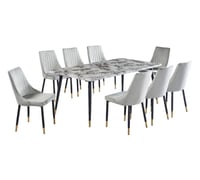 طاولة طعام رخام 8 كرسي